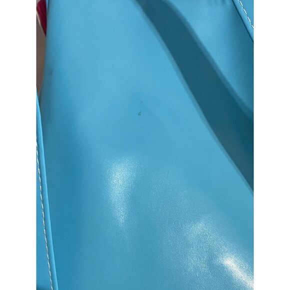 Mattel Barbie Purse Bag Kids Backpack Yellow Dog Carrier Blue Pink Vinyl - Picture 8 of 9